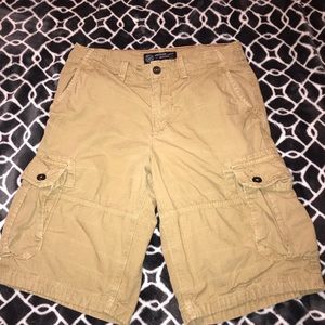 Tan Cargo Shorts AE